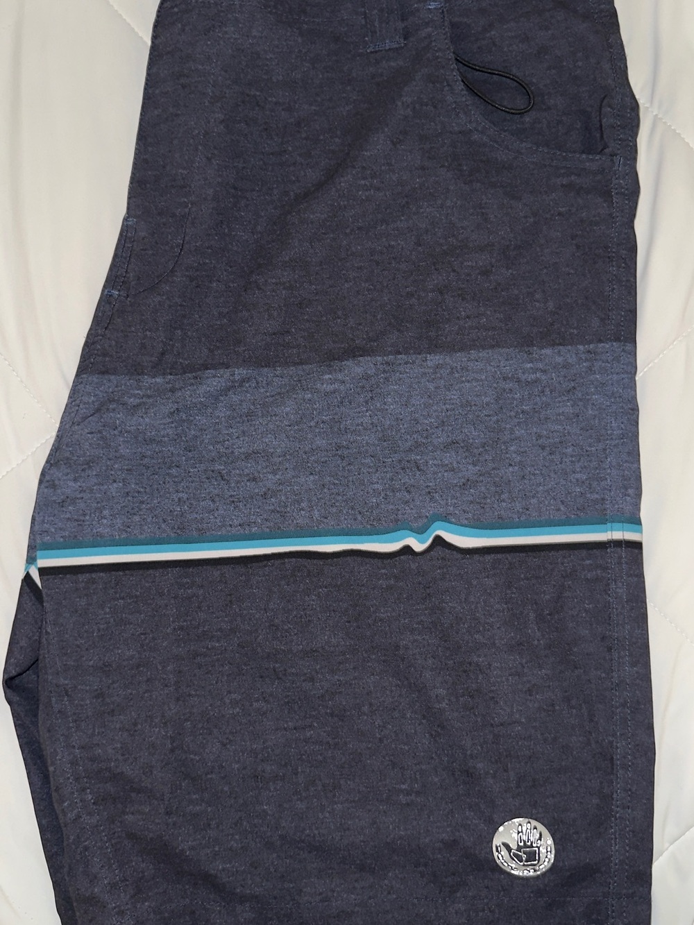 Body Glove Heathered Gray Swim Hybrid shorts